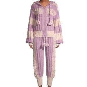 loveshackfancy tirzah sweater and landana joggers set